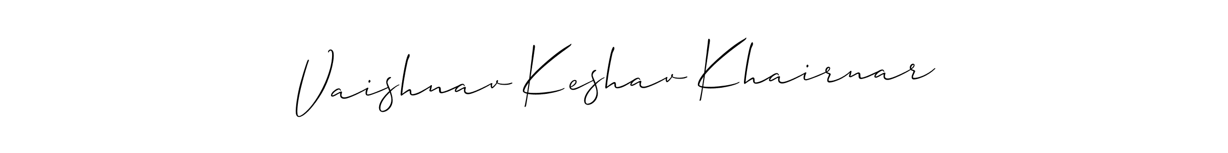 Once you've used our free online signature maker to create your best signature Allison_Script style, it's time to enjoy all of the benefits that Vaishnav Keshav Khairnar name signing documents. Vaishnav Keshav Khairnar signature style 2 images and pictures png