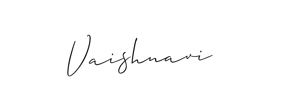 Allison_Script is a professional signature style that is perfect for those who want to add a touch of class to their signature. It is also a great choice for those who want to make their signature more unique. Get Vaishnavi name to fancy signature for free. Vaishnavi signature style 2 images and pictures png