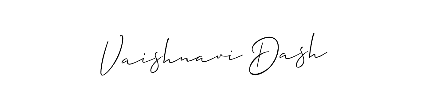 Vaishnavi Dash stylish signature style. Best Handwritten Sign (Allison_Script) for my name. Handwritten Signature Collection Ideas for my name Vaishnavi Dash. Vaishnavi Dash signature style 2 images and pictures png