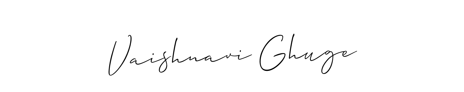 Best and Professional Signature Style for Vaishnavi Ghuge. Allison_Script Best Signature Style Collection. Vaishnavi Ghuge signature style 2 images and pictures png
