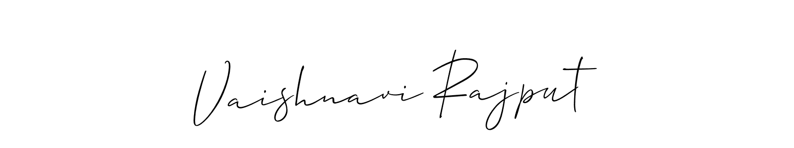 This is the best signature style for the Vaishnavi Rajput name. Also you like these signature font (Allison_Script). Mix name signature. Vaishnavi Rajput signature style 2 images and pictures png