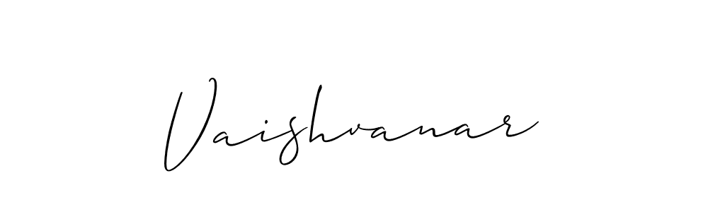 Also You can easily find your signature by using the search form. We will create Vaishvanar name handwritten signature images for you free of cost using Allison_Script sign style. Vaishvanar signature style 2 images and pictures png