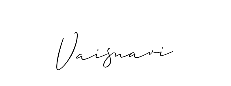 It looks lik you need a new signature style for name Vaisnavi. Design unique handwritten (Allison_Script) signature with our free signature maker in just a few clicks. Vaisnavi signature style 2 images and pictures png