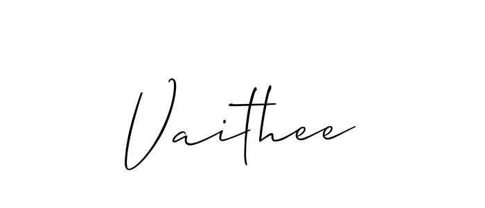 Best and Professional Signature Style for Vaithee. Allison_Script Best Signature Style Collection. Vaithee signature style 2 images and pictures png