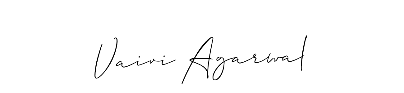 This is the best signature style for the Vaivi Agarwal name. Also you like these signature font (Allison_Script). Mix name signature. Vaivi Agarwal signature style 2 images and pictures png
