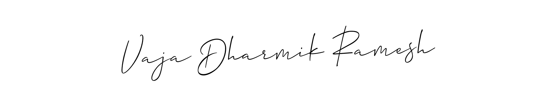 See photos of Vaja Dharmik Ramesh official signature by Spectra . Check more albums & portfolios. Read reviews & check more about Allison_Script font. Vaja Dharmik Ramesh signature style 2 images and pictures png
