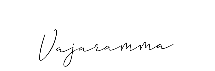 Use a signature maker to create a handwritten signature online. With this signature software, you can design (Allison_Script) your own signature for name Vajaramma. Vajaramma signature style 2 images and pictures png