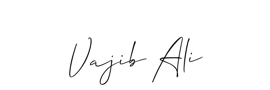 Best and Professional Signature Style for Vajib Ali. Allison_Script Best Signature Style Collection. Vajib Ali signature style 2 images and pictures png