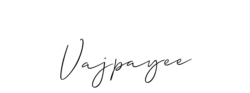 You should practise on your own different ways (Allison_Script) to write your name (Vajpayee) in signature. don't let someone else do it for you. Vajpayee signature style 2 images and pictures png