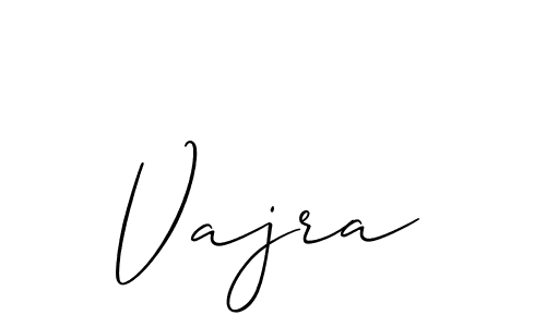 You should practise on your own different ways (Allison_Script) to write your name (Vajra) in signature. don't let someone else do it for you. Vajra signature style 2 images and pictures png