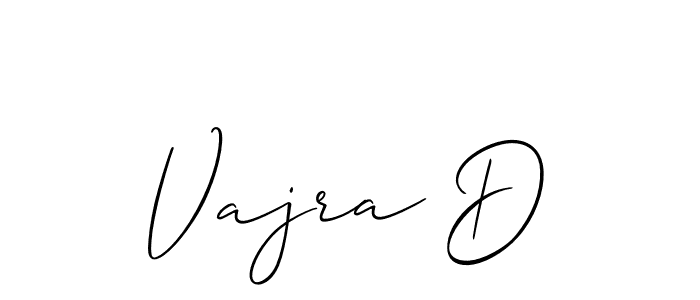 You should practise on your own different ways (Allison_Script) to write your name (Vajra D) in signature. don't let someone else do it for you. Vajra D signature style 2 images and pictures png