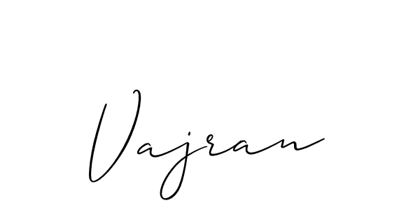 The best way (Allison_Script) to make a short signature is to pick only two or three words in your name. The name Vajran include a total of six letters. For converting this name. Vajran signature style 2 images and pictures png