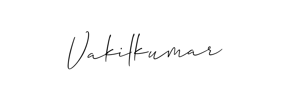 Vakilkumar stylish signature style. Best Handwritten Sign (Allison_Script) for my name. Handwritten Signature Collection Ideas for my name Vakilkumar. Vakilkumar signature style 2 images and pictures png