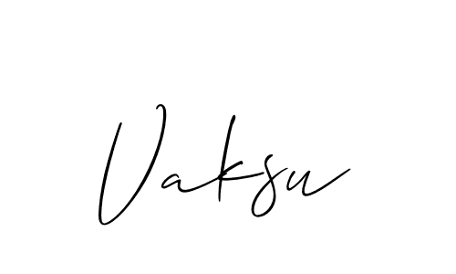 Make a beautiful signature design for name Vaksu. Use this online signature maker to create a handwritten signature for free. Vaksu signature style 2 images and pictures png