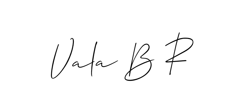 This is the best signature style for the Vala B R name. Also you like these signature font (Allison_Script). Mix name signature. Vala B R signature style 2 images and pictures png