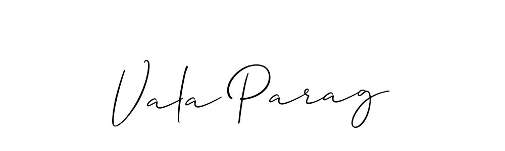 How to Draw Vala Parag signature style? Allison_Script is a latest design signature styles for name Vala Parag. Vala Parag signature style 2 images and pictures png