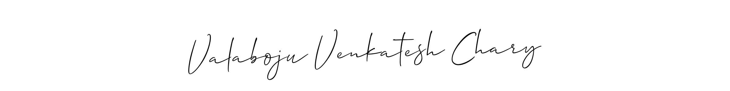 Also we have Valaboju Venkatesh Chary name is the best signature style. Create professional handwritten signature collection using Allison_Script autograph style. Valaboju Venkatesh Chary signature style 2 images and pictures png