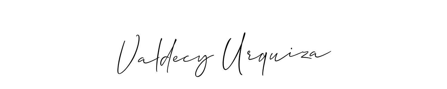 Once you've used our free online signature maker to create your best signature Allison_Script style, it's time to enjoy all of the benefits that Valdecy Urquiza name signing documents. Valdecy Urquiza signature style 2 images and pictures png