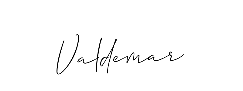 Once you've used our free online signature maker to create your best signature Allison_Script style, it's time to enjoy all of the benefits that Valdemar name signing documents. Valdemar signature style 2 images and pictures png