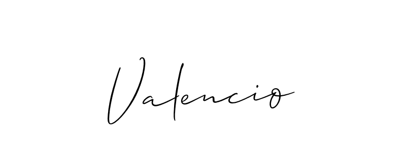 You should practise on your own different ways (Allison_Script) to write your name (Valencio) in signature. don't let someone else do it for you. Valencio signature style 2 images and pictures png