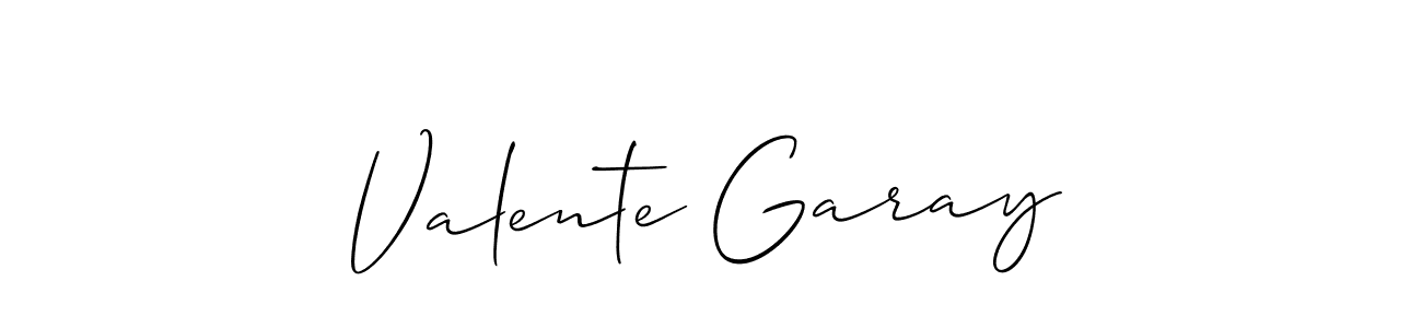 See photos of Valente Garay official signature by Spectra . Check more albums & portfolios. Read reviews & check more about Allison_Script font. Valente Garay signature style 2 images and pictures png