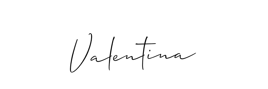 Valentina stylish signature style. Best Handwritten Sign (Allison_Script) for my name. Handwritten Signature Collection Ideas for my name Valentina. Valentina signature style 2 images and pictures png