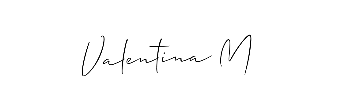 This is the best signature style for the Valentina M name. Also you like these signature font (Allison_Script). Mix name signature. Valentina M signature style 2 images and pictures png