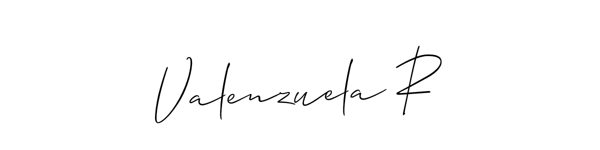 Similarly Allison_Script is the best handwritten signature design. Signature creator online .You can use it as an online autograph creator for name Valenzuela R. Valenzuela R signature style 2 images and pictures png