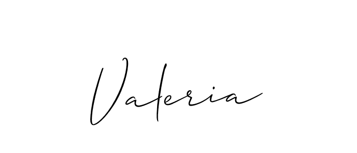 You should practise on your own different ways (Allison_Script) to write your name (Valeria) in signature. don't let someone else do it for you. Valeria signature style 2 images and pictures png
