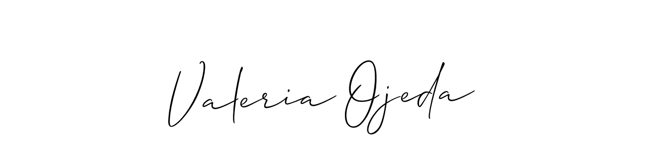 Best and Professional Signature Style for Valeria Ojeda. Allison_Script Best Signature Style Collection. Valeria Ojeda signature style 2 images and pictures png