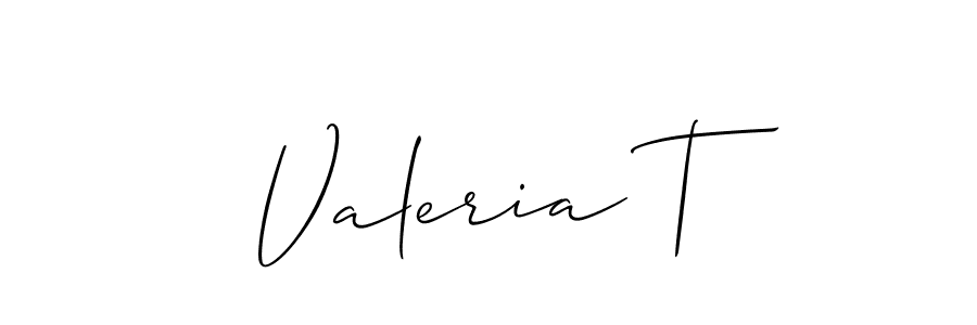 Check out images of Autograph of Valeria T name. Actor Valeria T Signature Style. Allison_Script is a professional sign style online. Valeria T signature style 2 images and pictures png
