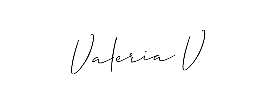 Make a short Valeria V signature style. Manage your documents anywhere anytime using Allison_Script. Create and add eSignatures, submit forms, share and send files easily. Valeria V signature style 2 images and pictures png