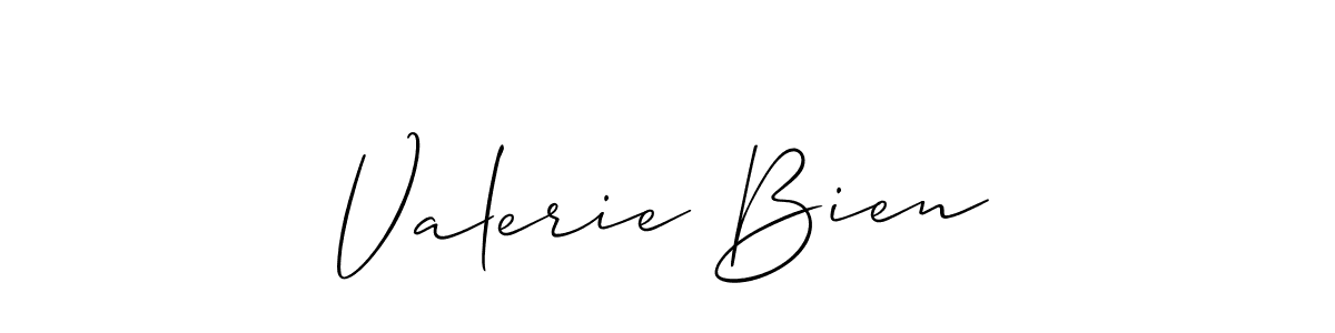 Once you've used our free online signature maker to create your best signature Allison_Script style, it's time to enjoy all of the benefits that Valerie Bien name signing documents. Valerie Bien signature style 2 images and pictures png