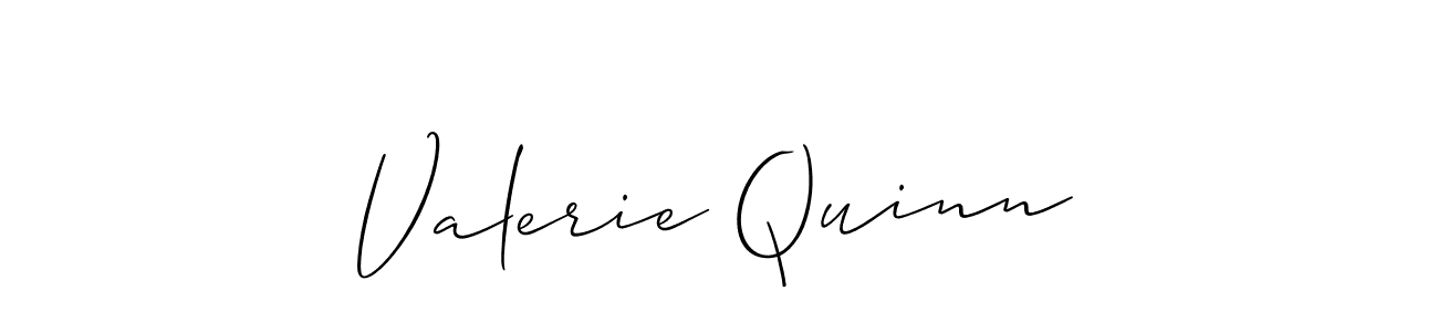 Also we have Valerie Quinn name is the best signature style. Create professional handwritten signature collection using Allison_Script autograph style. Valerie Quinn signature style 2 images and pictures png