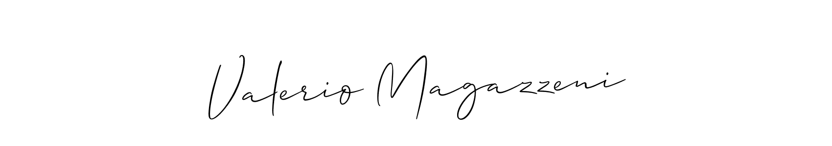 This is the best signature style for the Valerio Magazzeni name. Also you like these signature font (Allison_Script). Mix name signature. Valerio Magazzeni signature style 2 images and pictures png
