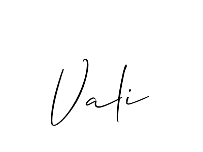 Vali stylish signature style. Best Handwritten Sign (Allison_Script) for my name. Handwritten Signature Collection Ideas for my name Vali. Vali signature style 2 images and pictures png