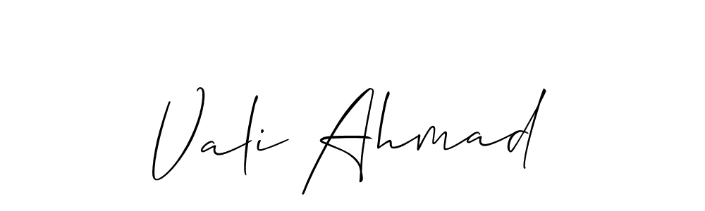 Here are the top 10 professional signature styles for the name Vali Ahmad. These are the best autograph styles you can use for your name. Vali Ahmad signature style 2 images and pictures png