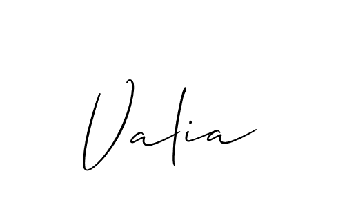 Similarly Allison_Script is the best handwritten signature design. Signature creator online .You can use it as an online autograph creator for name Valia. Valia signature style 2 images and pictures png