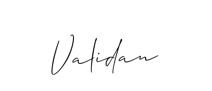 How to Draw Validan signature style? Allison_Script is a latest design signature styles for name Validan. Validan signature style 2 images and pictures png