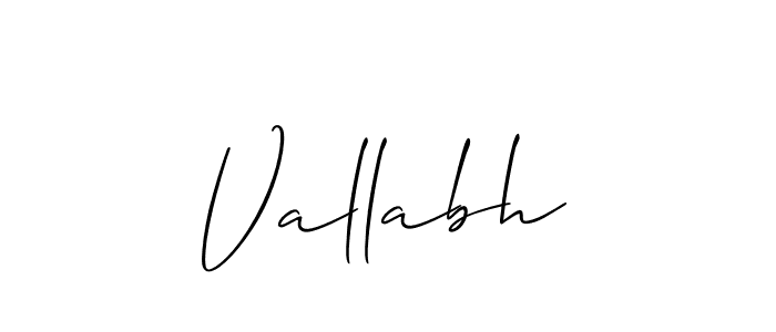 Also we have Vallabh name is the best signature style. Create professional handwritten signature collection using Allison_Script autograph style. Vallabh signature style 2 images and pictures png