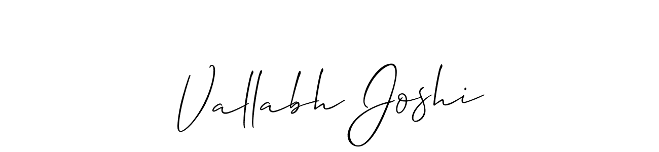 How to Draw Vallabh Joshi signature style? Allison_Script is a latest design signature styles for name Vallabh Joshi. Vallabh Joshi signature style 2 images and pictures png