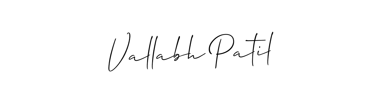 This is the best signature style for the Vallabh Patil name. Also you like these signature font (Allison_Script). Mix name signature. Vallabh Patil signature style 2 images and pictures png