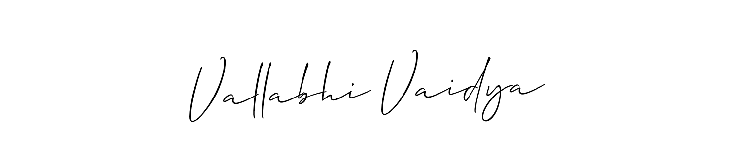 Here are the top 10 professional signature styles for the name Vallabhi Vaidya. These are the best autograph styles you can use for your name. Vallabhi Vaidya signature style 2 images and pictures png
