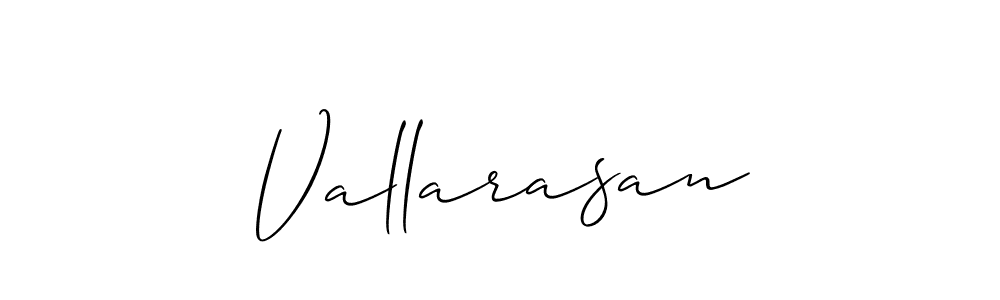 The best way (Allison_Script) to make a short signature is to pick only two or three words in your name. The name Vallarasan include a total of six letters. For converting this name. Vallarasan signature style 2 images and pictures png