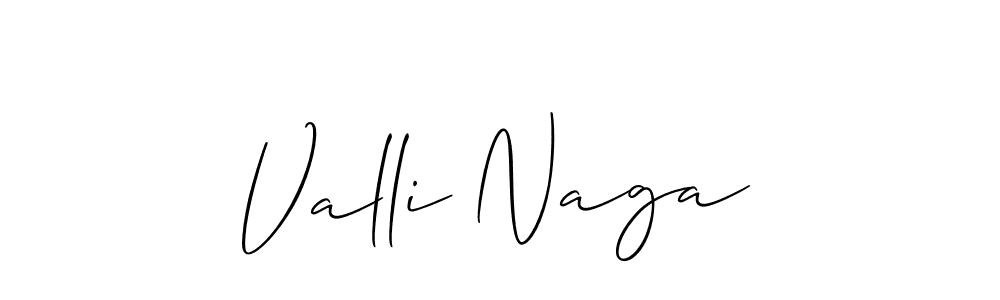 Similarly Allison_Script is the best handwritten signature design. Signature creator online .You can use it as an online autograph creator for name Valli Naga. Valli Naga signature style 2 images and pictures png