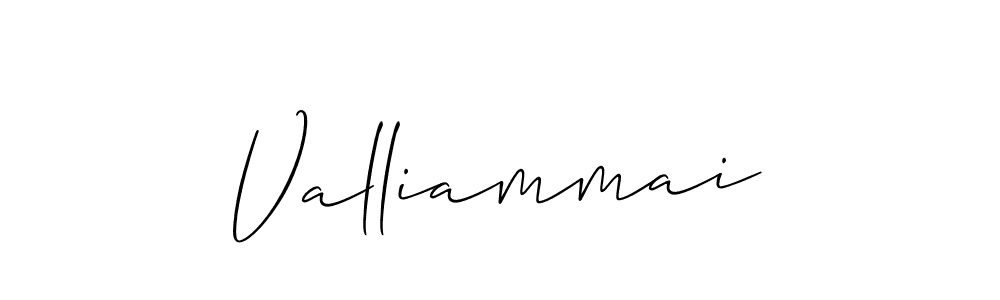 How to Draw Valliammai signature style? Allison_Script is a latest design signature styles for name Valliammai. Valliammai signature style 2 images and pictures png