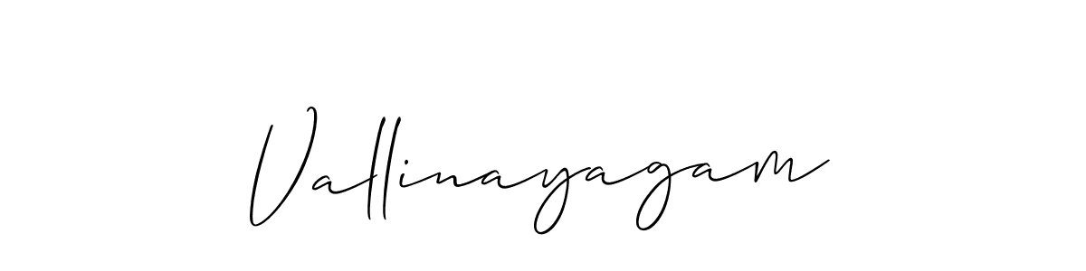 How to Draw Vallinayagam signature style? Allison_Script is a latest design signature styles for name Vallinayagam. Vallinayagam signature style 2 images and pictures png