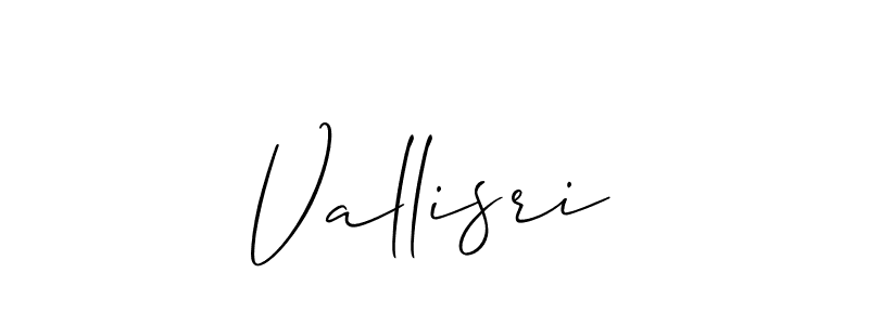 How to make Vallisri name signature. Use Allison_Script style for creating short signs online. This is the latest handwritten sign. Vallisri signature style 2 images and pictures png