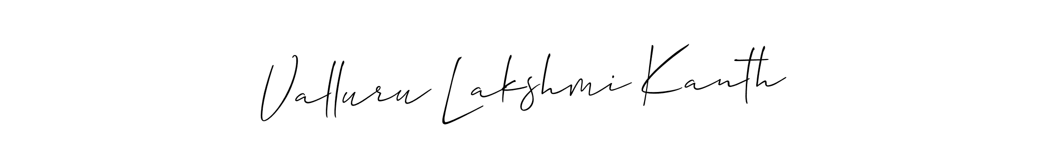 See photos of Valluru Lakshmi Kanth official signature by Spectra . Check more albums & portfolios. Read reviews & check more about Allison_Script font. Valluru Lakshmi Kanth signature style 2 images and pictures png