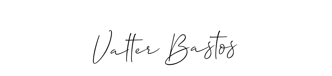 See photos of Valter Bastos official signature by Spectra . Check more albums & portfolios. Read reviews & check more about Allison_Script font. Valter Bastos signature style 2 images and pictures png